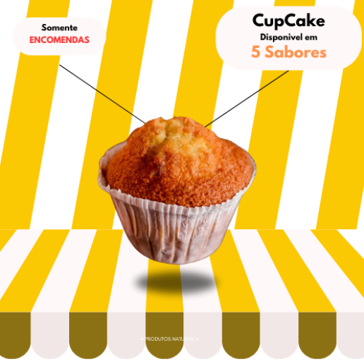 Bolo 60g CupCake (30 unidades) 